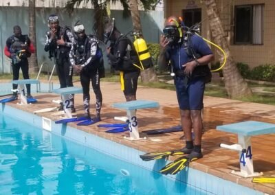 Formation à la plongée sous-marine à Lomé : entrainement piscine